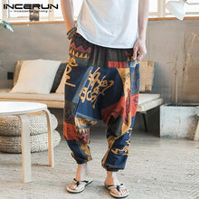 New Hip Hop Aladdin Hmong Baggy Cotton Linen Harem Pants Men Women Plus Size Wide Leg Trousers New Casual Pants Cross-pants