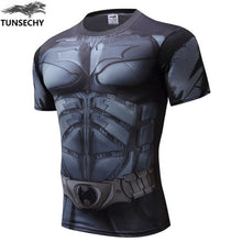 Nueva camiseta de compresión 2019 Superman Capitán América Punisher Iron man 3D estampado camiseta superhéroe Crossfit Hombres estilo camiseta