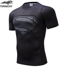 Nueva camiseta de compresión 2019 Superman Capitán América Punisher Iron man 3D estampado camiseta superhéroe Crossfit Hombres estilo camiseta