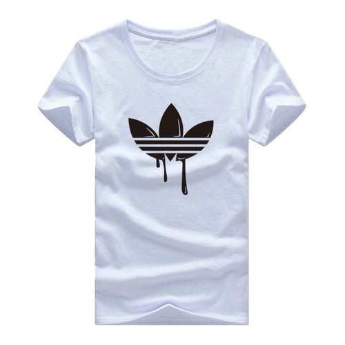 Nuevas camisetas divertidas de algodón de verano de manga corta Camiseta hombres moda marea marca estampado rojo camiseta hombres Tops camisetas los hombres camiseta de