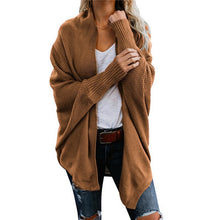 OEAK Autumn Winter Batwing Sleeve Knitwear Cardigan Women Casual Knitted Sweater Cardigan Female Fashion Elegant Jumper Coats