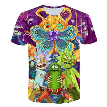 Rick y Morty de Jm2 Art 3D Camiseta Hombre camiseta verano Anime Camisetas Camiseta de manga corta cuello redondo Tops gota nave