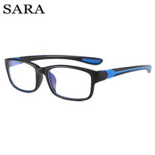 SARA Anti Blue Light Reading Glasses Women Men Clear Eyeglasses Eyewear Frame Computer Eye Glasses Classic Square Clear Lens