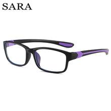 SARA Anti Blue Light Reading Glasses Women Men Clear Eyeglasses Eyewear Frame Computer Eye Glasses Classic Square Clear Lens