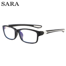 SARA Anti Blue Light Reading Glasses Women Men Clear Eyeglasses Eyewear Frame Computer Eye Glasses Classic Square Clear Lens