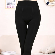Solid Color Women's Stretch Thicken Leggings Warm Skinny Pants Footless