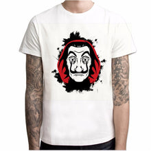 T camisa De los hombres diseño divertido La Casa De Papel T camisa dinero robo camisetas serie De TV camisetas hombres manga corta camiseta de Casa de papel