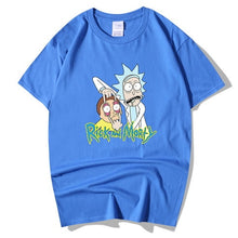 Verano 100% algodón Rick y Morty camisetas hombres pollo hermanos Sitcoms Hombre Camisetas manga corta cuello redondo camisetas de algodón