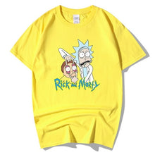 Verano 100% algodón Rick y Morty camisetas hombres pollo hermanos Sitcoms Hombre Camisetas manga corta cuello redondo camisetas de algodón