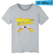 Volver a la camiseta del futuro hombres/mujeres clásico película Series algodón volver a la personalidad de la camiseta del futuro de los hombres novedad creativa