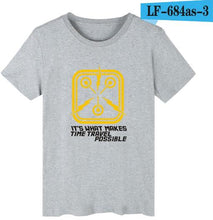 Volver a la camiseta del futuro hombres/mujeres clásico película Series algodón volver a la personalidad de la camiseta del futuro de los hombres novedad creativa