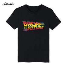 Volver a la camiseta del futuro hombres/mujeres clásico película Series algodón volver a la personalidad de la camiseta del futuro de los hombres novedad creativa