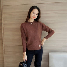 Winter Women sweaters fashion Autumn pullovers sweaters o-neck loose knitted sweater casual Basic tops Female Knitwear Outerwear