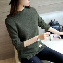 Winter Women sweaters fashion Autumn pullovers sweaters o-neck loose knitted sweater casual Basic tops Female Knitwear Outerwear