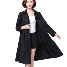 Women Spring Autumn Over coats Trench Coat Long Over Plus Size Loose Wear Windproof Clothing For Office Lady Work New Arrival