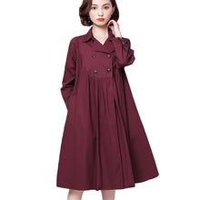 Women Spring Autumn Over coats Trench Coat Long Over Plus Size Loose Wear Windproof Clothing For Office Lady Work New Arrival
