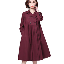 Women Spring Autumn Over coats Trench Coat Long Over Plus Size Loose Wear Windproof Clothing For Office Lady Work New Arrival