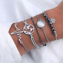 IPARAM Bohemian Shell Map Turtle Bracelet Set 2019 Retro Geometric Statement Female Glamour Fashion Jewelry Jewelry Gift