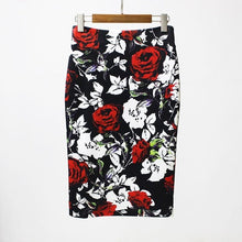 Pencil Skirt Women High Waist Green Skirts Vintage Elegant
