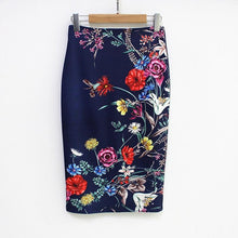 Pencil Skirt Women High Waist Green Skirts Vintage Elegant
