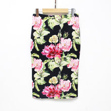 Pencil Skirt Women High Waist Green Skirts Vintage Elegant