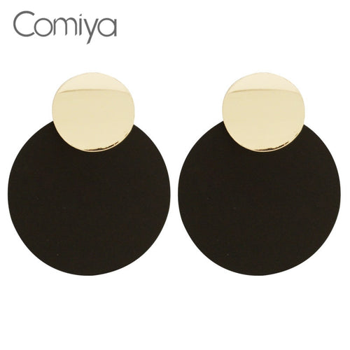 Comiya Punk Designed Big Earrings For Women Zinc Alloy Simple Fashion Pendientes Largos Aliexpress Long Dangle Earring